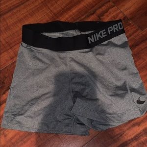 nike pro spandex shorts
